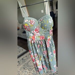 Green summer dress , used